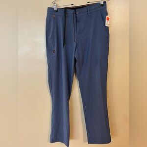 Salt Life Men’s Blue Performance Stretch Draw String Pants Size 30/32 NWT